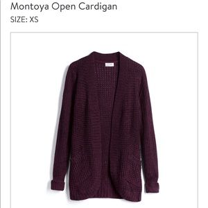 Montoya open cardigan